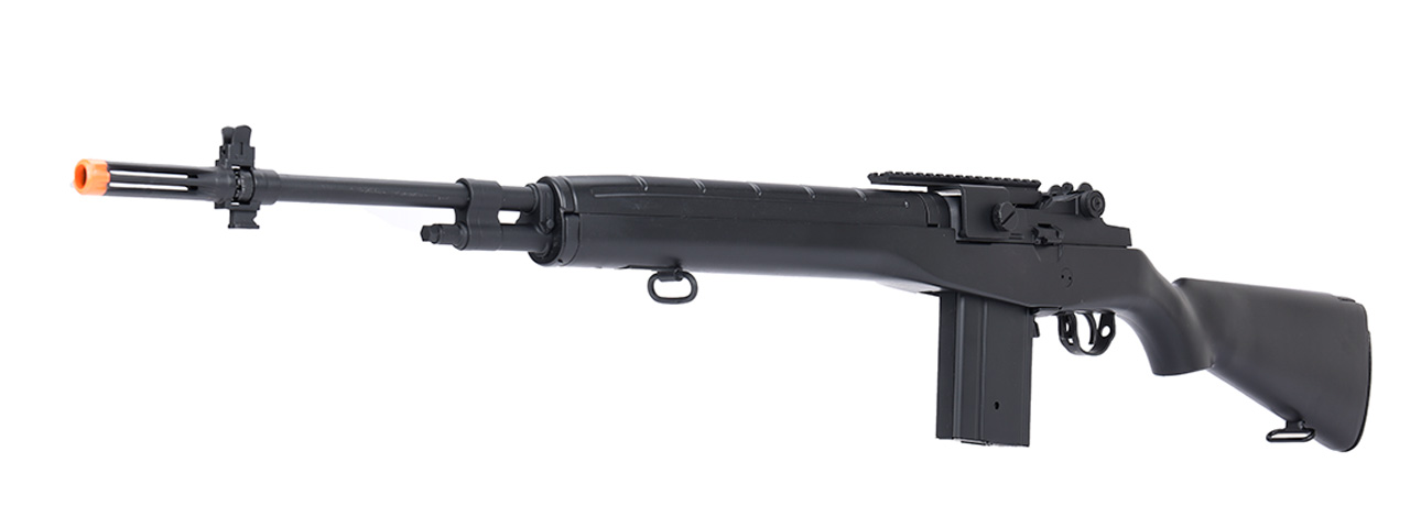 AGM M14 SOCOM Airsoft DMR AEG Rifle (BLACK) - Click Image to Close