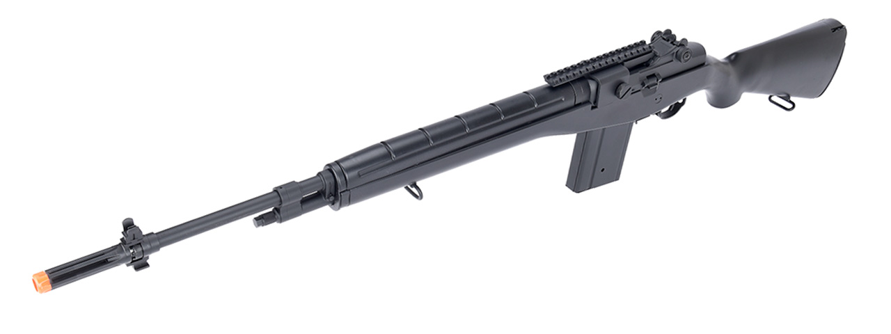 AGM M14 SOCOM Airsoft DMR AEG Rifle (BLACK) - Click Image to Close