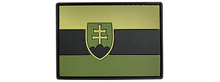 G-Force Slovakia Flag PVC Morale Patch (GREEN)