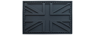 G-Force United Kingdom Flag PVC Morale Patch (BLACK)