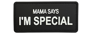 G-Force "Mama Says I'm Special" PVC Morale Patch (BLACK)