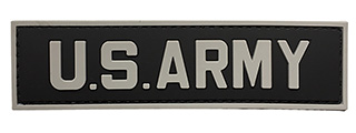 G-Force U.S. Army PVC Morale Patch (BLACK/GRAY)