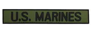 G-Force U.S. Marines PVC Morale Patch (OD/BLACK)