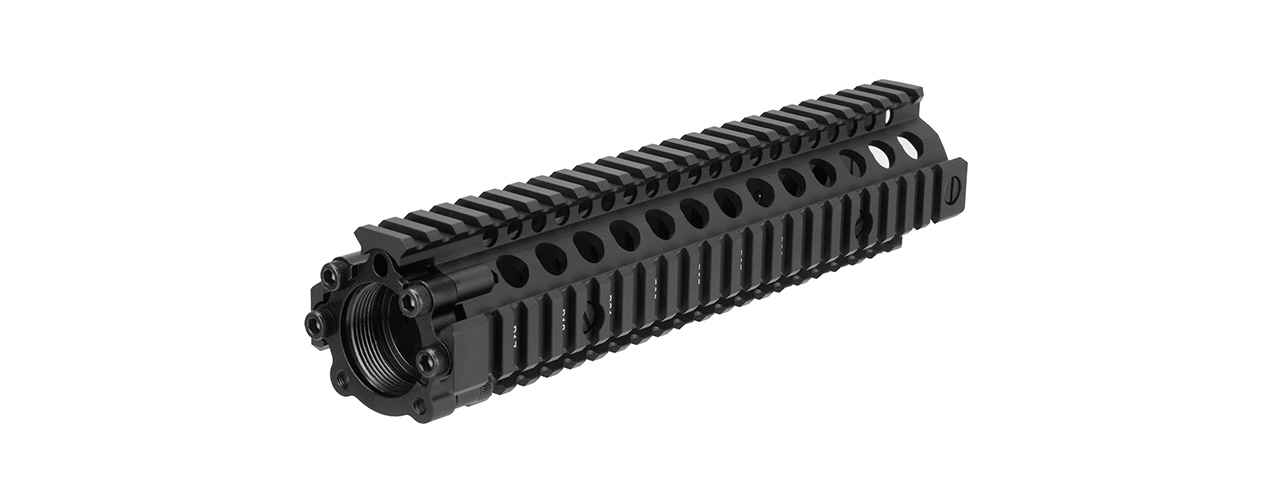 Ranger Armory 9" Quad Picatinny M4 Handguard Rail System for Airsoft Rifles (BLACK)