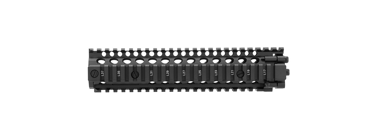 Ranger Armory 9" Quad Picatinny M4 Handguard Rail System for Airsoft Rifles (BLACK) - Click Image to Close