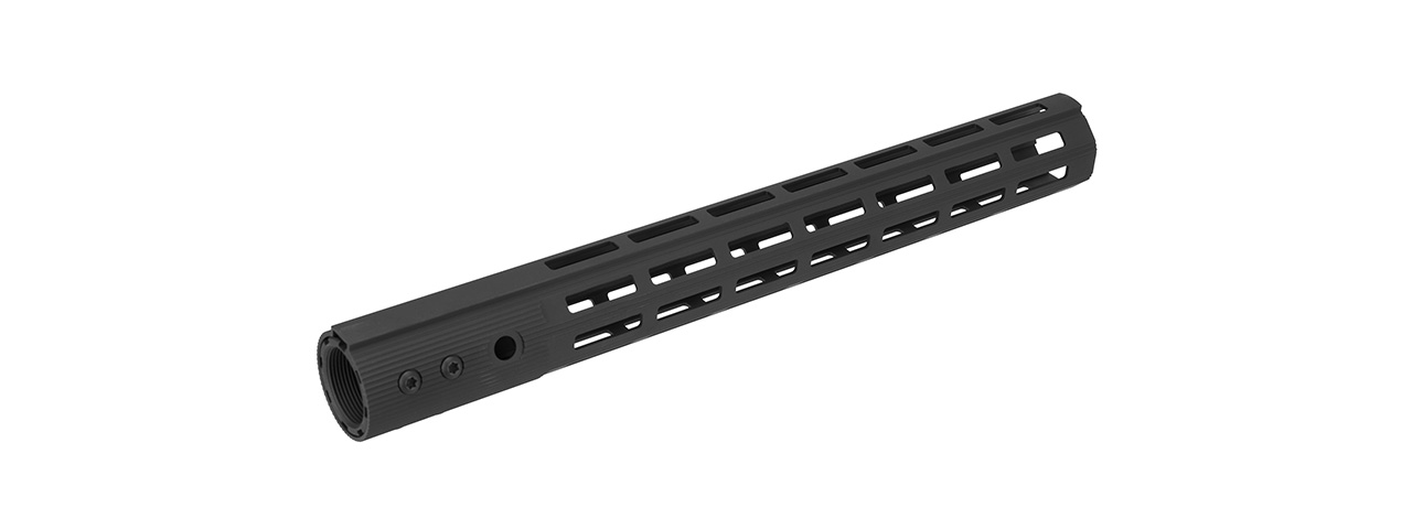 Ranger Armory 15" M-LOK Modular Handguard Rail for Airsoft Rifles [Type 1] (BLACK) - Click Image to Close