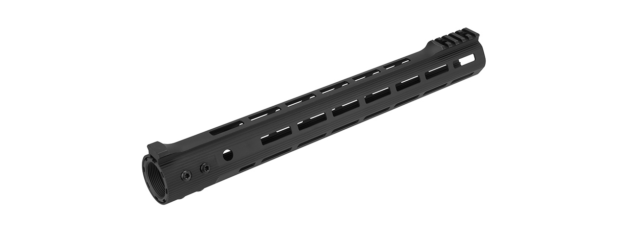 Ranger Armory 15" M-LOK Modular Handguard Rail for Airsoft Rifles [Type 2] (BLACK) - Click Image to Close