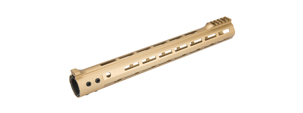 Ranger Armory 15" M-LOK Modular Handguard Rail for Airsoft Rifles [Type 2] (TAN)