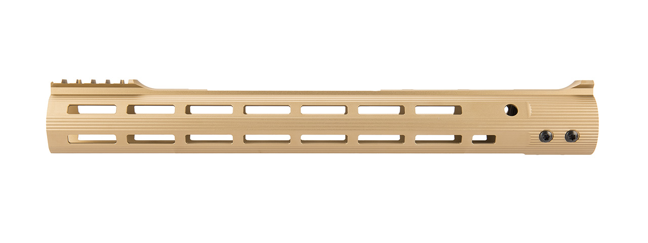 Ranger Armory 15" M-LOK Modular Handguard Rail for Airsoft Rifles [Type 2] (TAN) - Click Image to Close