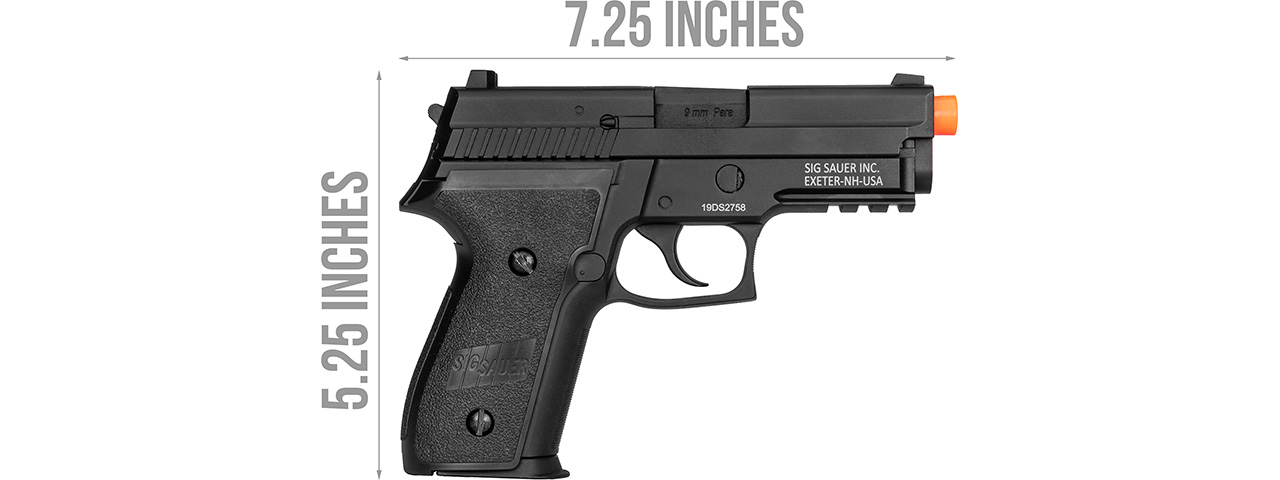 Sig Sauer PROFORCE P229 Gas Blowback Airsoft Pistol (BLACK) - Click Image to Close