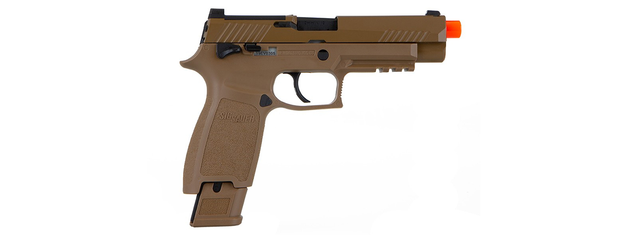 Sig Sauer PROFORCE M17 CO2 Blowback Airsoft Training Pistol (COYOTE) - Click Image to Close