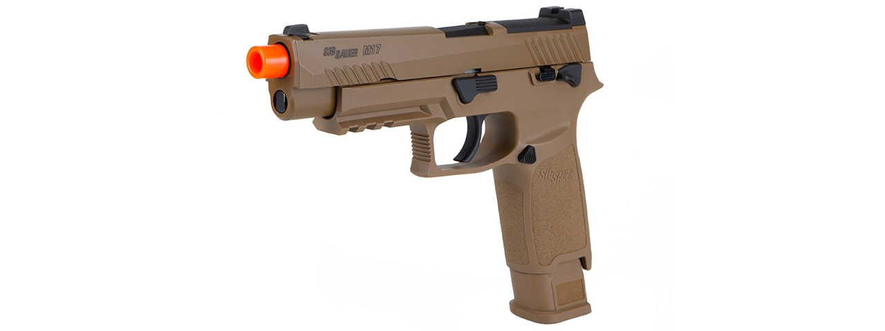 Sig Sauer PROFORCE M17 Gas Blowback Airsoft Training Pistol (COYOTE) - Click Image to Close