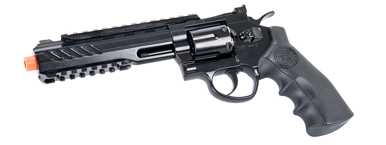 SRC 6" Titan Full Metal CO2 Airsoft Revolver (BLACK) - Click Image to Close