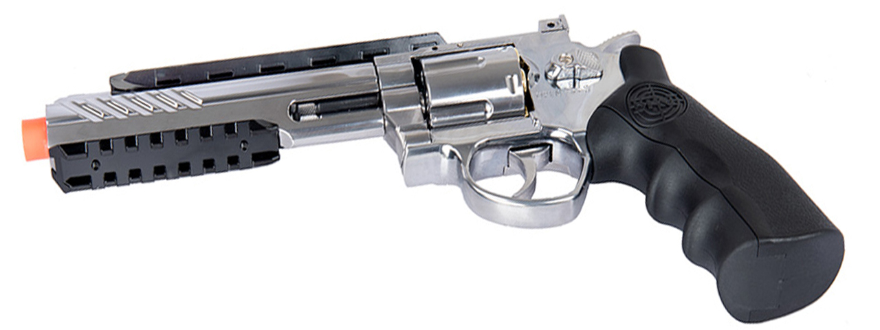 SRC 6" Titan Full Metal CO2 Airsoft Revolver (SILVER)