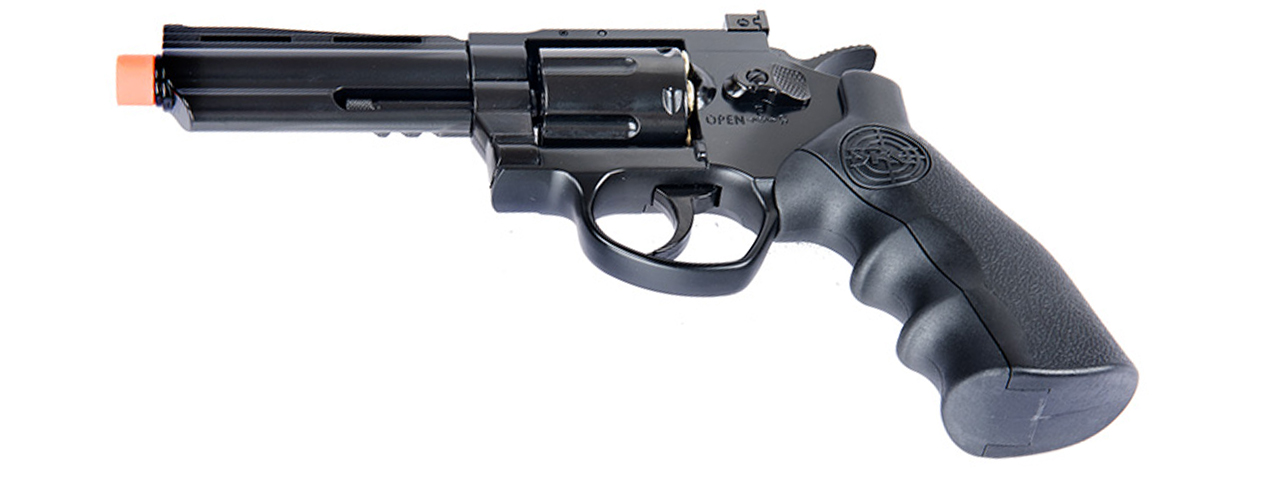 SRC 4" Titan Full Metal CO2 Airsoft Revolver (BLACK) - Click Image to Close