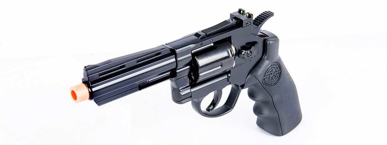 SRC 4" Titan Full Metal CO2 Airsoft Revolver (BLACK) - Click Image to Close