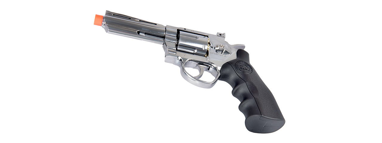 SRC 4" Titan Full Metal CO2 Airsoft Revolver (SILVER) - Click Image to Close