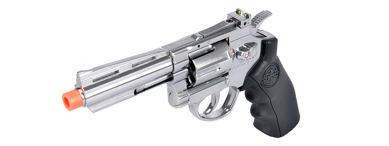 SRC 4" Titan Full Metal CO2 Airsoft Revolver (SILVER)