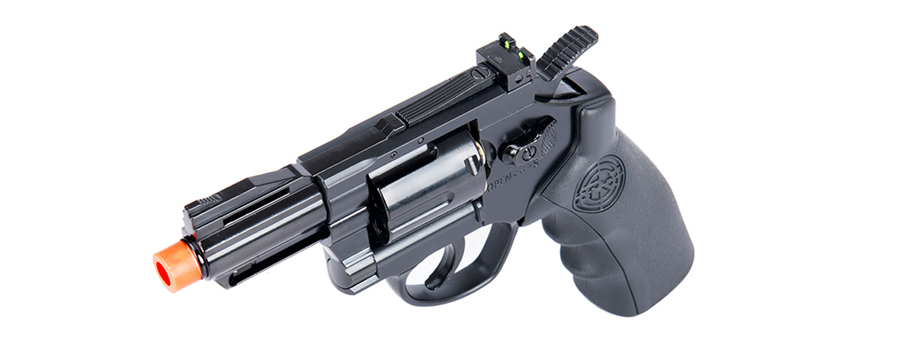 SRC 2.5" Titan Full Metal CO2 Airsoft Revolver (BLACK) - Click Image to Close