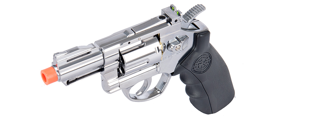 SRC 2.5" Titan Full Metal CO2 Airsoft Revolver (SILVER) - Click Image to Close