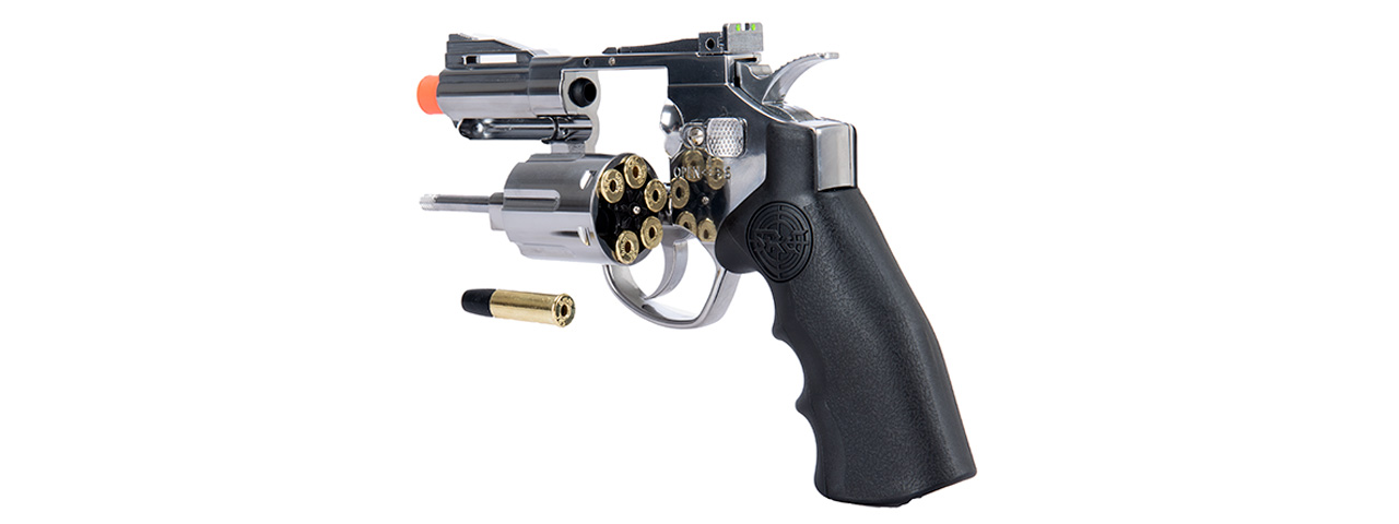 SRC 2.5" Titan Full Metal CO2 Airsoft Revolver (SILVER)