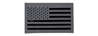 American Flag Embroidered Morale Patch (WOLF GRAY)