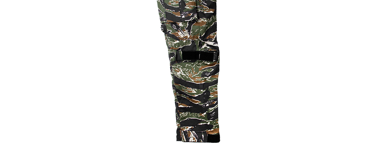 Tactical Combat Elastic Waist Pants [LRG] (TIGER STRIPE) - Click Image to Close