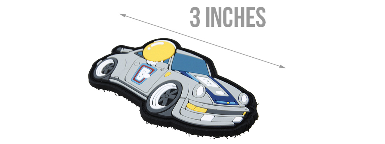 G-Force Race Car PVC Morale Patch (GRAY / BLUE / YELLOW)