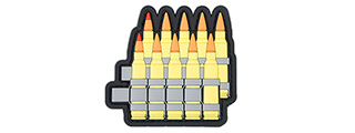 G-Force 5.56 Rounds PVC Morale Patch (YELLOW)