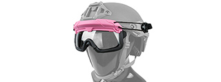 Quick-Detach Airsoft Goggles for BUMP Type Helmets (PINK)