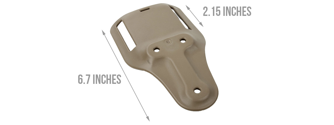 Belt Holster Drop Adapter (COYOTE BROWN)