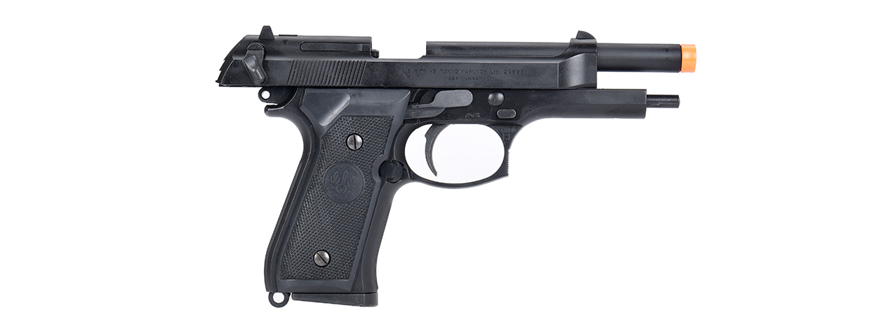 Tokyo Marui M92F Military Airsoft Gas Blowback Pistol (BLACK) - Click Image to Close