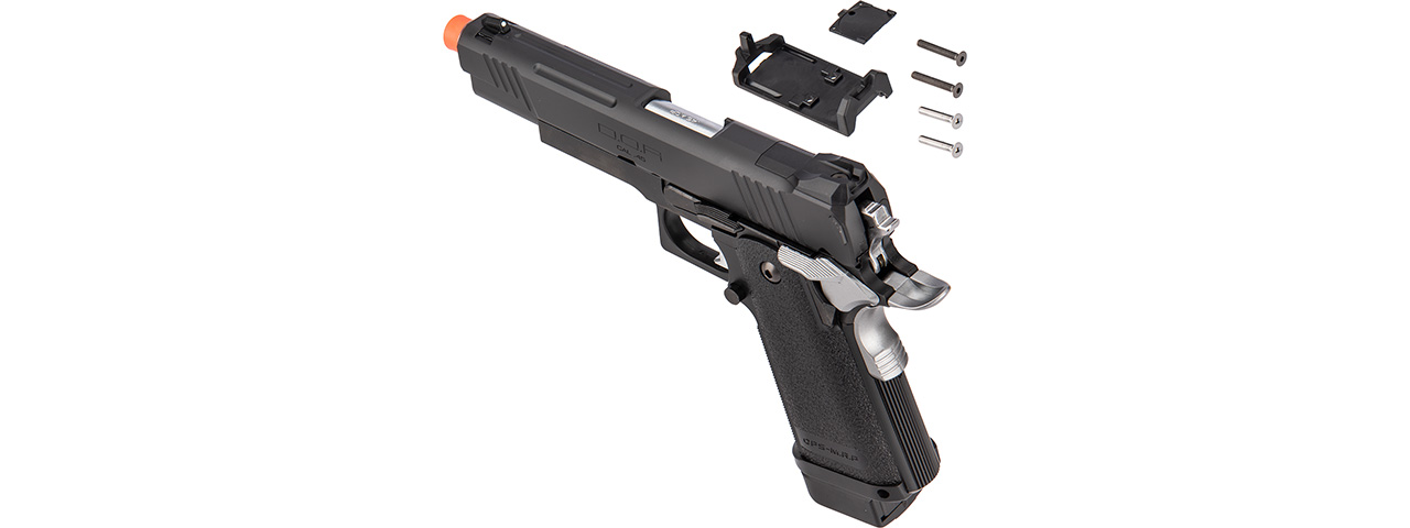 Tokyo Marui D.O.R. Hi-Capa 5.1 Gas Blowback Airsoft Pistol (BLACK) - Click Image to Close