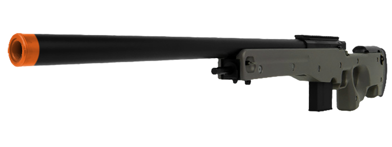 Tokyo Marui L96 AWS Bolt Action Airsoft Sniper Rifle w/ Bull Barrel (OLIVE DRAB) - Click Image to Close