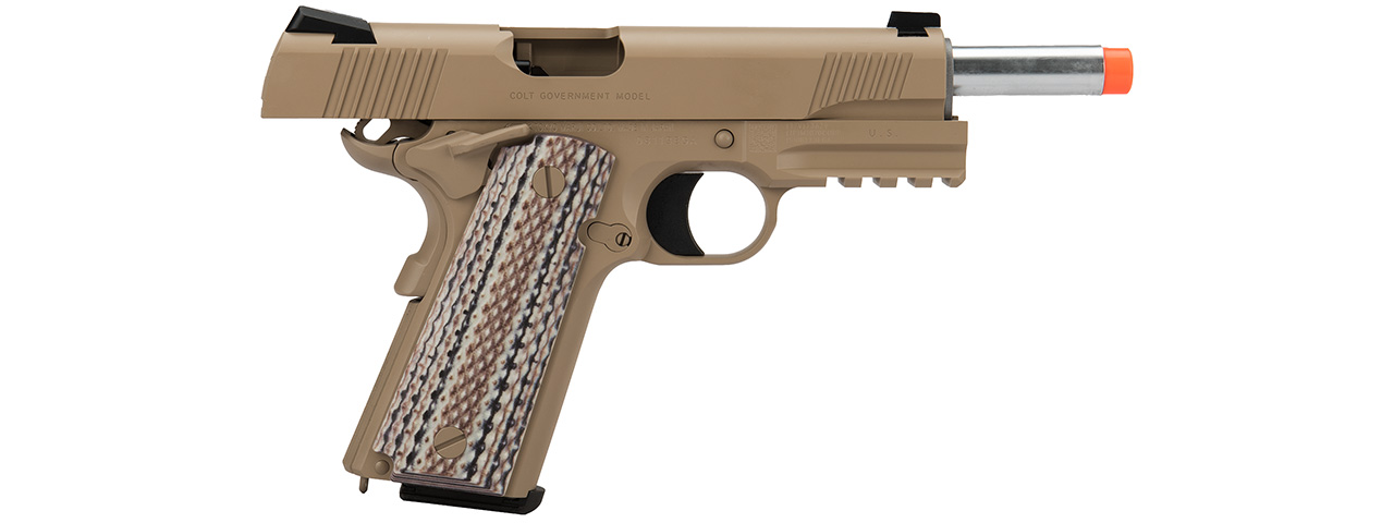 Tokyo Marui M45 "Desert Sand" Gas Blowback Airsoft Pistol (TAN)