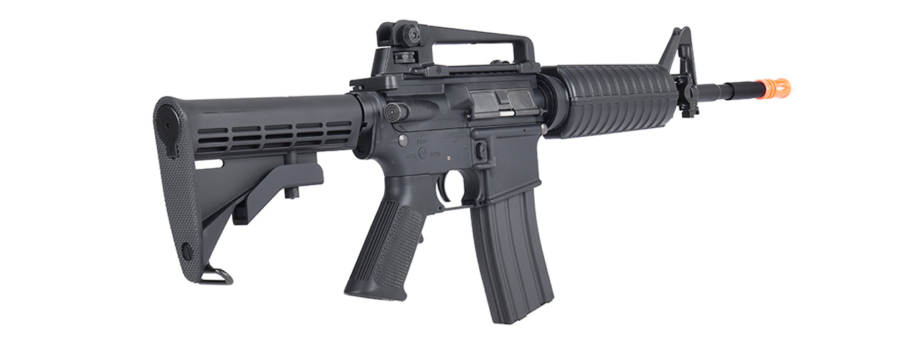 Tokyo Marui M4A1 SOCOM AEG Airsoft Rifle (BLACK) - Click Image to Close