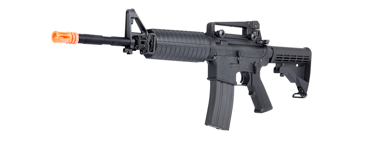 Tokyo Marui M4A1 SOCOM AEG Airsoft Rifle (BLACK) - Click Image to Close