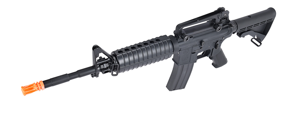 Tokyo Marui M4A1 SOCOM AEG Airsoft Rifle (BLACK) - Click Image to Close