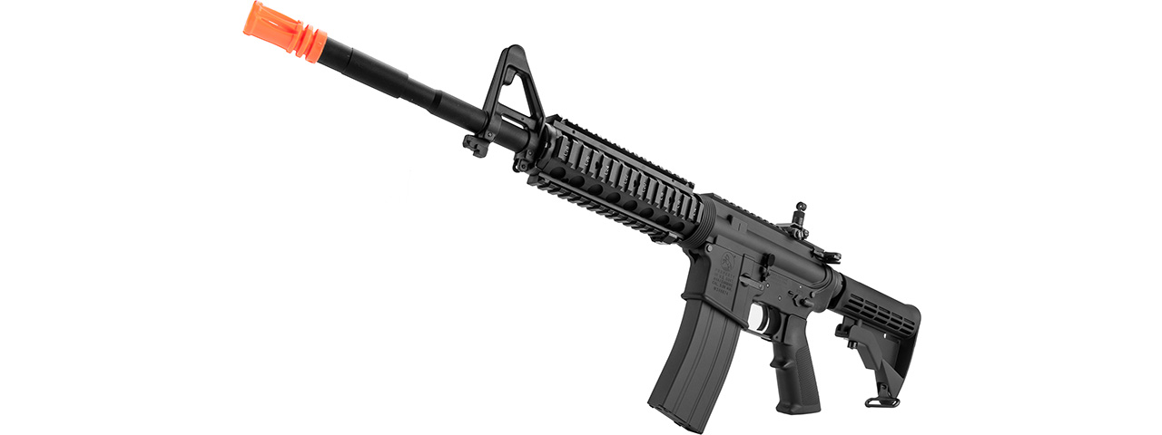 Tokyo Marui M4A1 MWS Gas Blowback GBB Airsoft Rifle (BLACK) - Click Image to Close