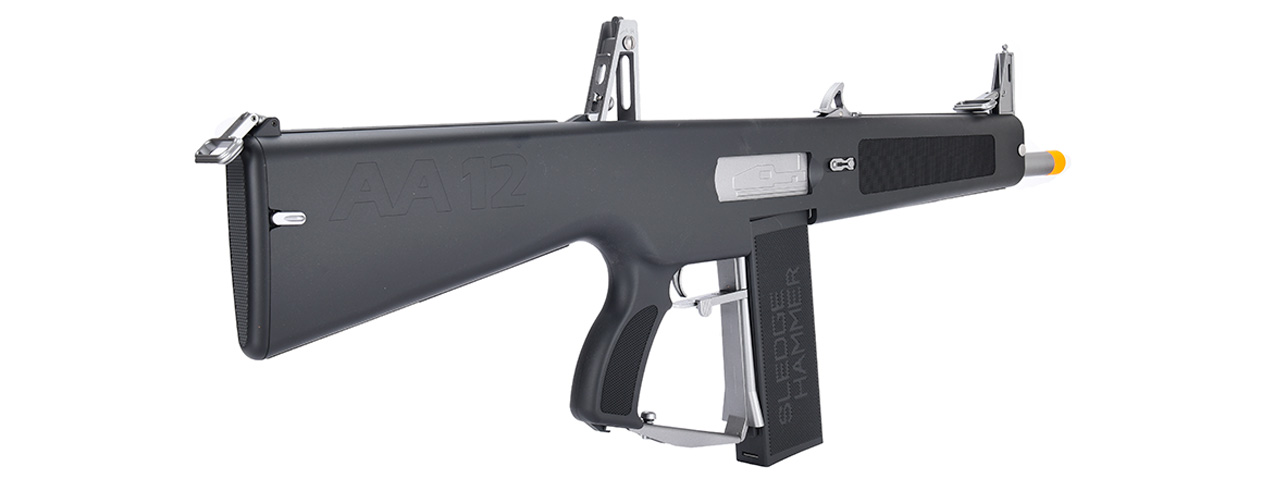 Tokyo Marui AA-12 "Sledge Hammer" Electric Shotgun (BLACK) - Click Image to Close