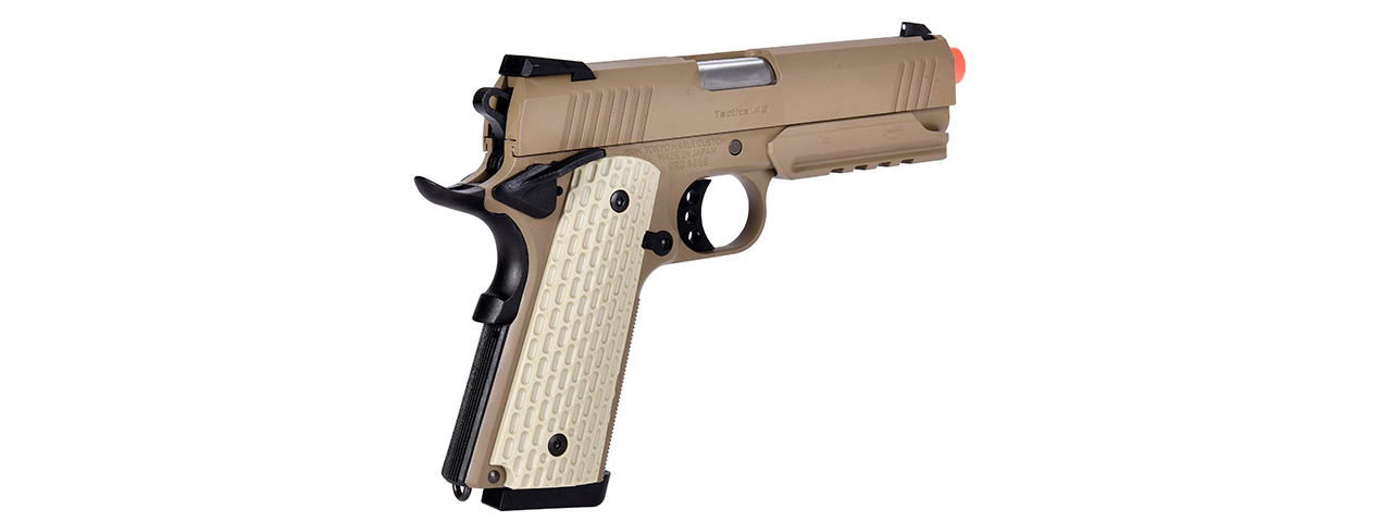 Tokyo Marui Desert Warrior 4.3 Gas Blowback Airsoft Pistol (DESERT) - Click Image to Close