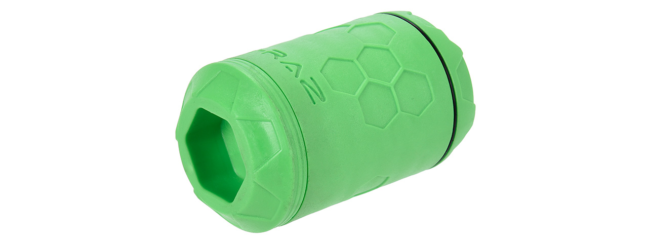 Z-Parts ERAZ Rotative 100 BBs Green Gas Airsoft Grenade (Color: Green) - Click Image to Close