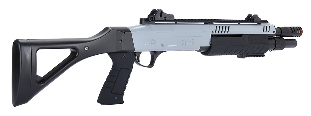 FABARM STF/12 Short Barrel Shotgun w/ Fixed Stock (GREY + BLACK)