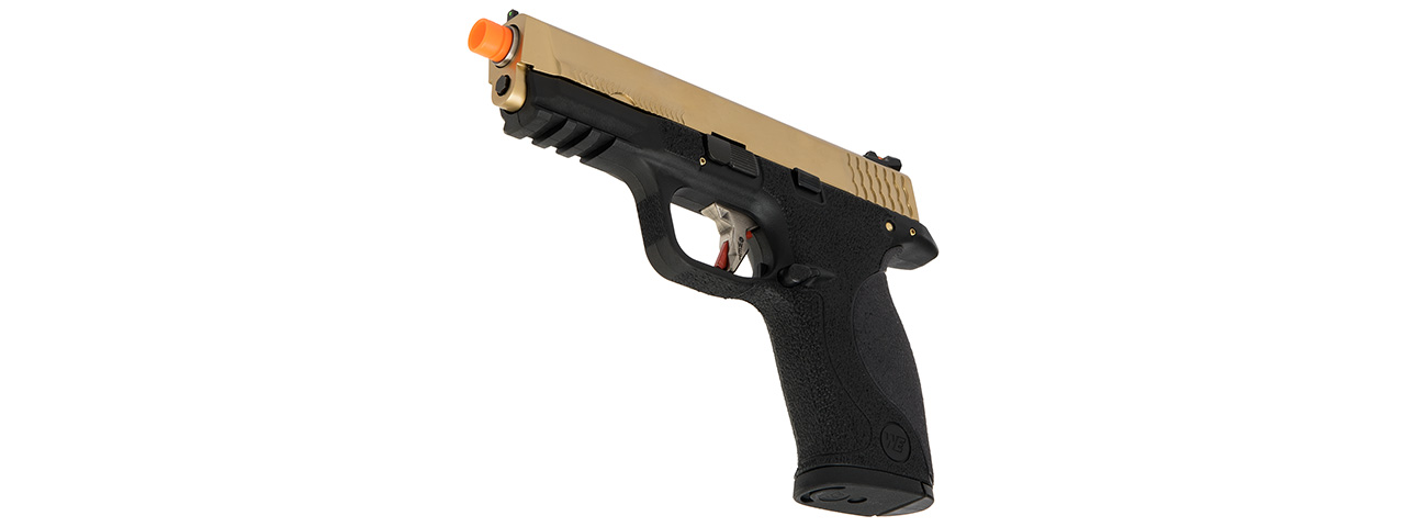 WE Tech Big Bird W.E.T Full Metal Gas Blowback Airsoft Pistol (TITANIUM GOLD)