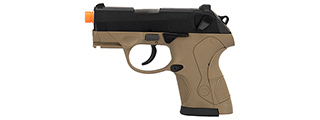 WE Tech Bulldog Compact Full Metal Gas Blowback Airsoft Pistol (TAN)