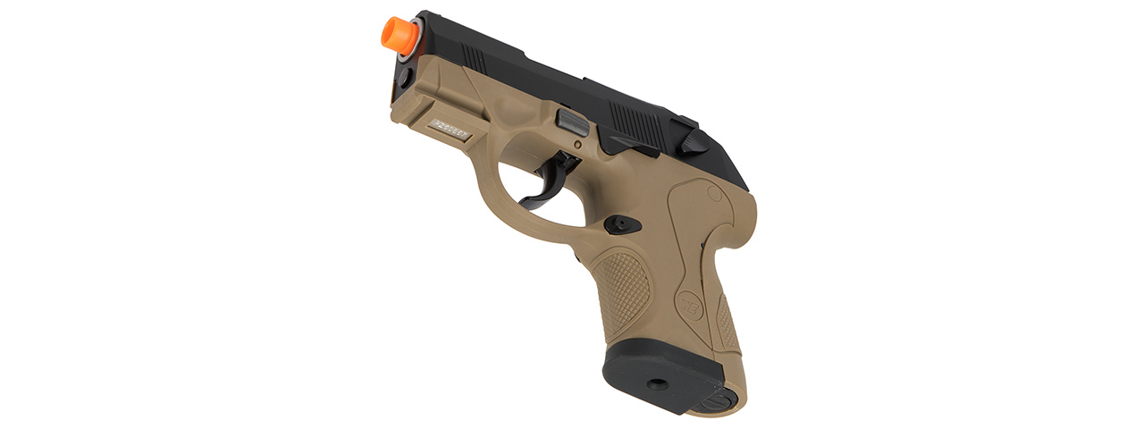 WE Tech Bulldog Compact Full Metal Gas Blowback Airsoft Pistol (TAN) - Click Image to Close