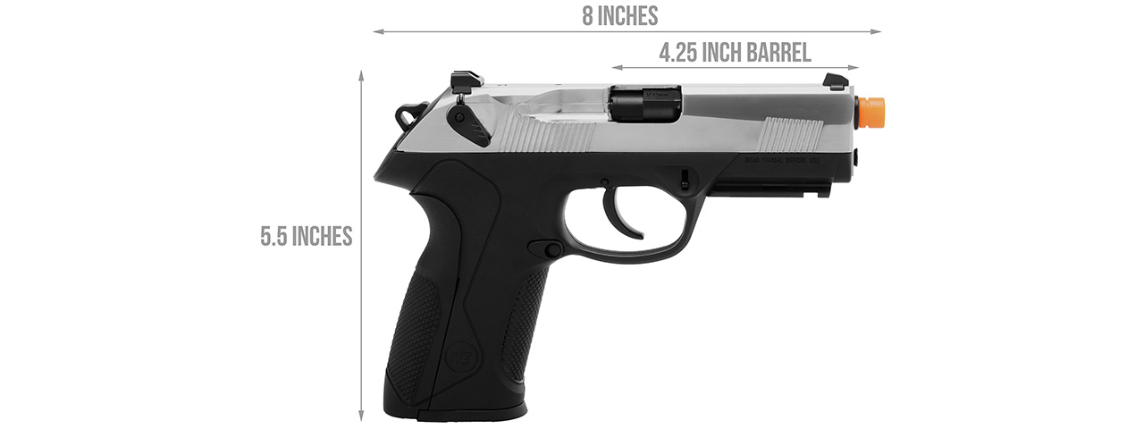 WE Tech Bulldog Full Size Full Metal Gas Blowback Airsoft Pistol (TWO TONE)