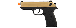 WE Tech Bulldog Full Size Full Metal Gas Blowback Airsoft Pistol (TITANIUM GOLD)