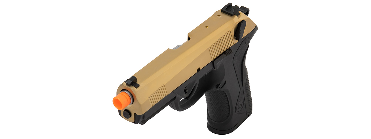 WE Tech Bulldog Full Size Full Metal Gas Blowback Airsoft Pistol (TITANIUM GOLD) - Click Image to Close