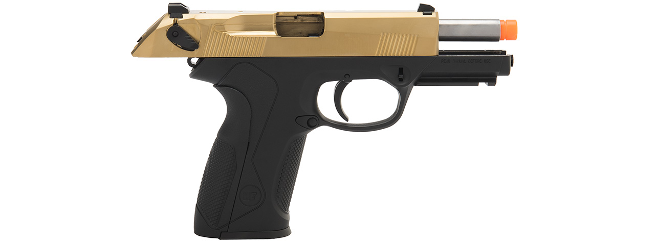 WE Tech Bulldog Full Size Full Metal Gas Blowback Airsoft Pistol (TITANIUM GOLD) - Click Image to Close